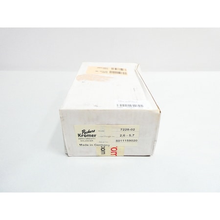 Packers Kromer 7228-02 ZERO-GRAVITY 2.6-5.7LB TOOL BALANCER 1946045